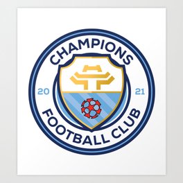 Logofootballclub Art Print