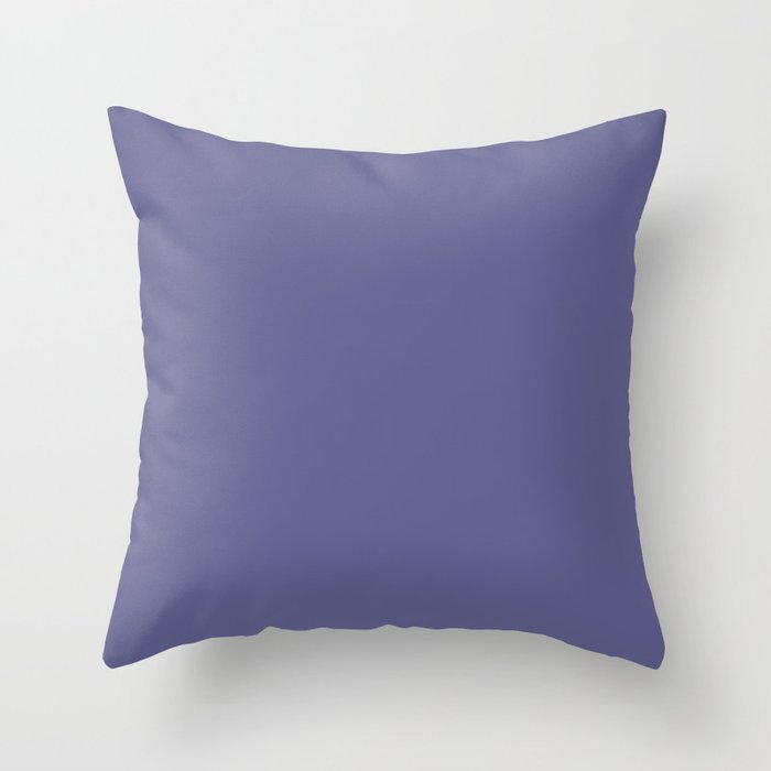 Purple Solid Color Throw Pillow