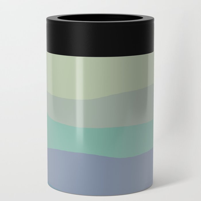 green mountains 1 pastel Can Cooler