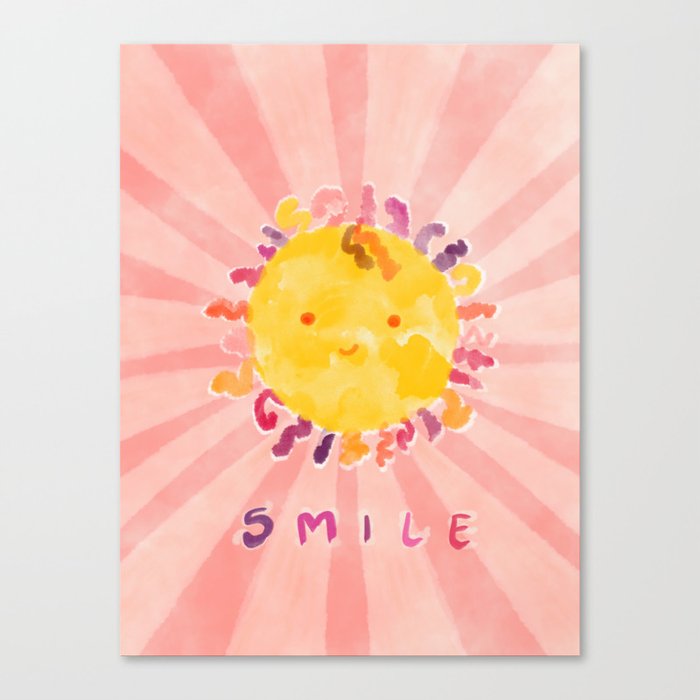 Smile Sunshine Canvas Print