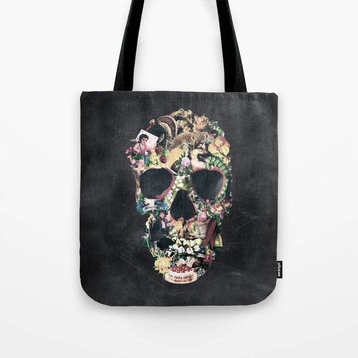 Vintage Skull Tote Bag by Ali GULEC | Society6