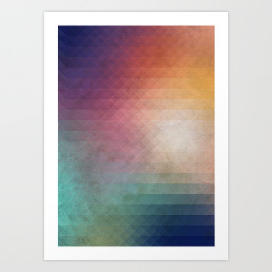Triangles Art Print