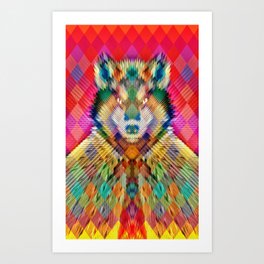 Corporate Wolf Art Print