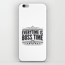 Every time is Boss time (Springsteen tribute) iPhone Skin