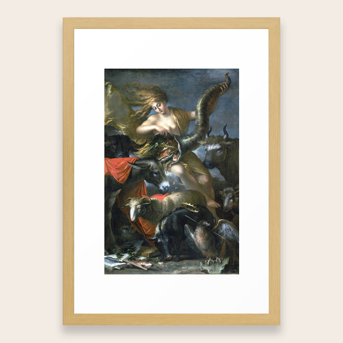 Salvator Rosa Allegory Of Fortune Framed Art Print By Pdpress
