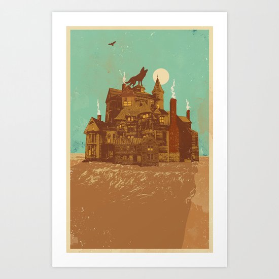 FELLOW WOLF Art Print
