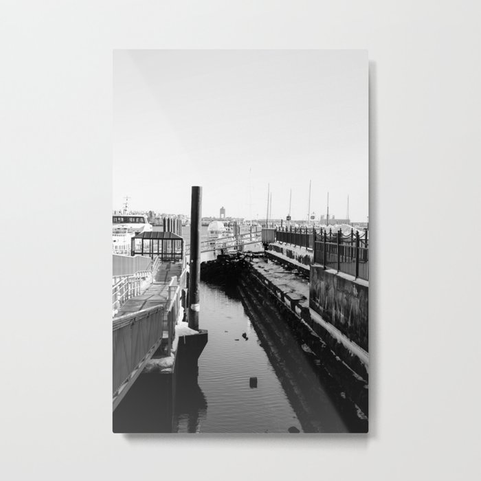 Long Wharf Metal Print