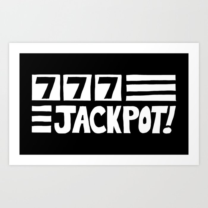 777 Jackpot Art Print