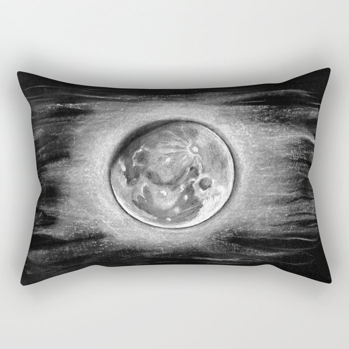 By the light of the Moon Rectangular Pillow