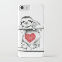 If Care Bears were sloths... iPhone Case