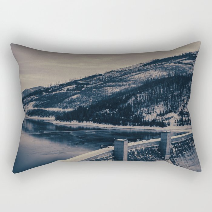 Darkscape Reservoir Rectangular Pillow