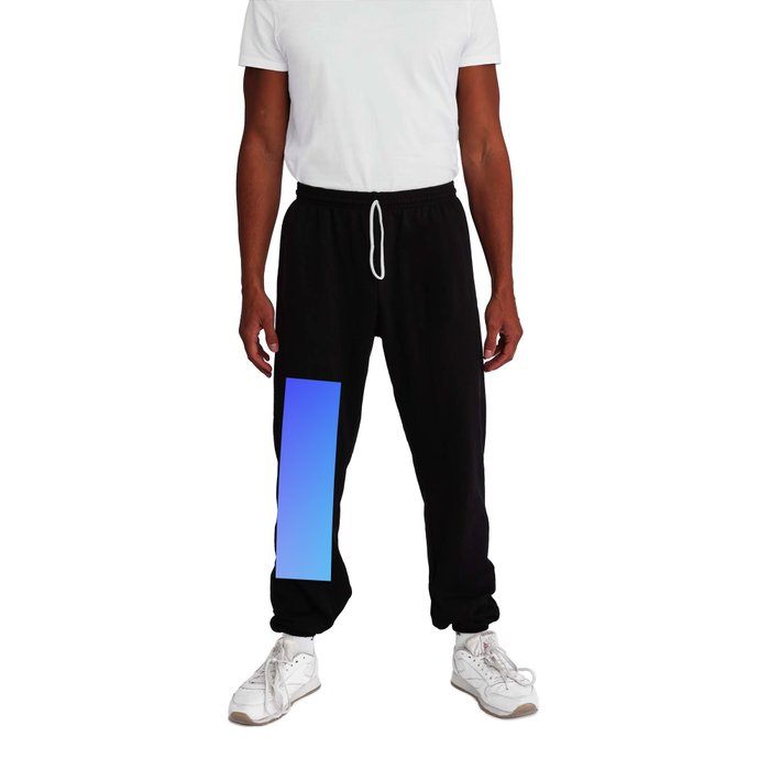 8 Blue Gradient 220506 Aura Ombre Valourine Digital Minimalist Art Sweatpants
