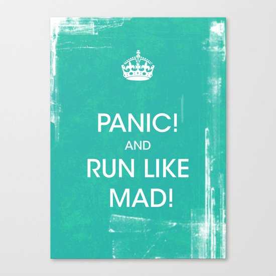 PANIC Canvas Print