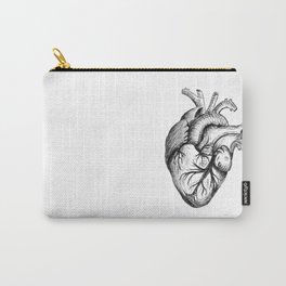 Hand drawn human heart Carry-All Pouch