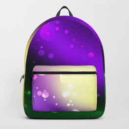 Abstract Mardi Gras Background Backpack