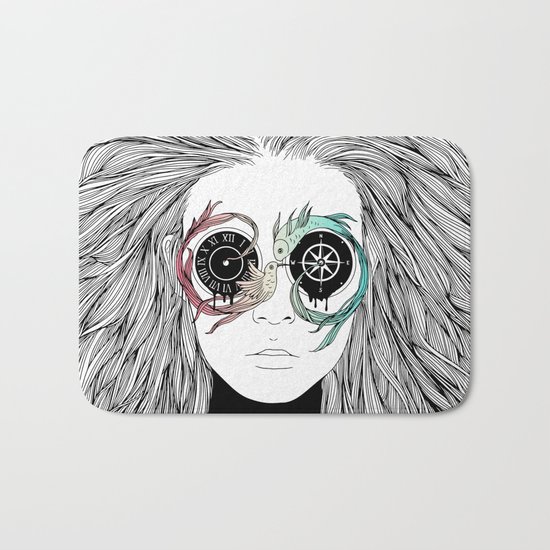 Watching My Life's Journey Bath Mat