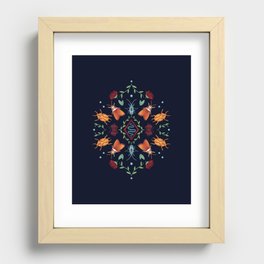 Fly into the night Recessed Framed Print