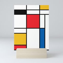 The Colourful Mondrian Mini Art Print