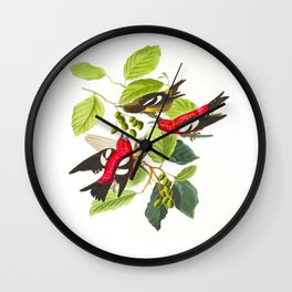White-winged Crossbill Bird Wall Clock