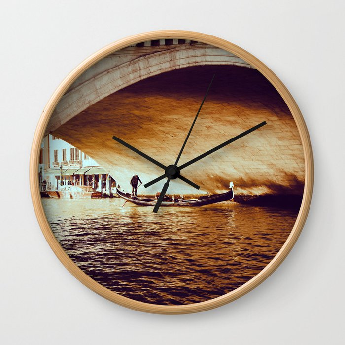 Rialto Bridge, Venice Italy Wall Clock