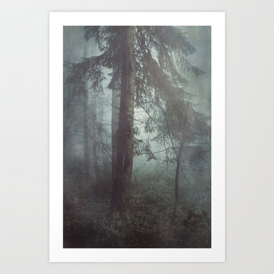 Misty Wilderness Art Print