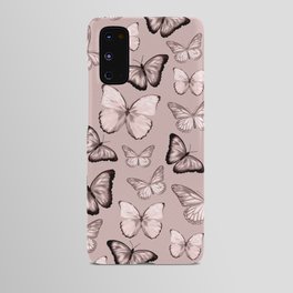 Butterflies in Retro Pink Android Case