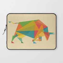 Fractal Geometric Bull Laptop Sleeve