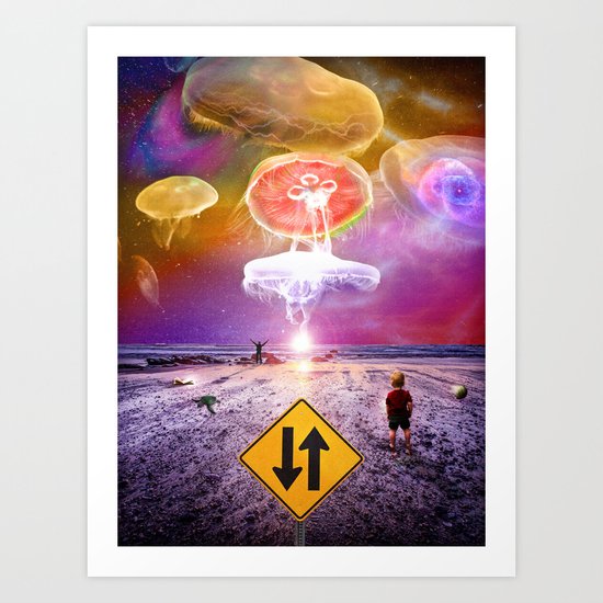 The Day of the Jellies Art Print