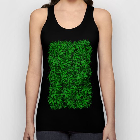 Weed Unisex Tank Top