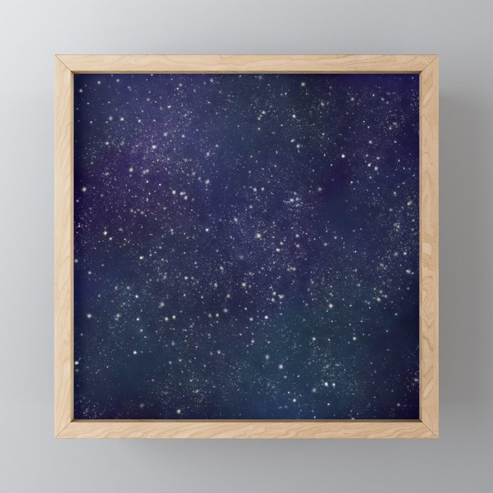 Cosmic stardust Framed Mini Art Print
