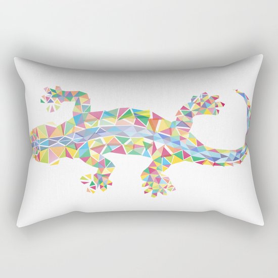Barcelona Lizard Rectangular Pillow