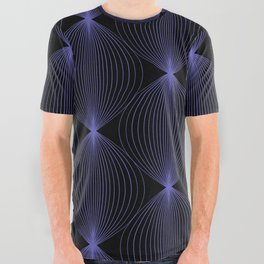 Geometric Orb Pattern XVII All Over Graphic Tee