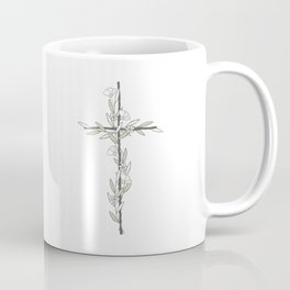 Cross With Little Flowers Mug