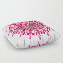Mandala – Pink & Rose Gold Floor Pillow