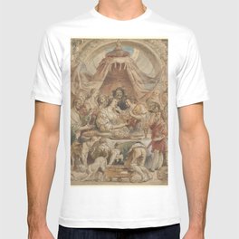 Jacob Jordaens - The Banquet Of Anthony And Cleopatra (17th century) T Shirt