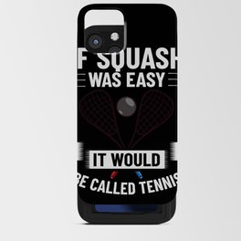 Squash Sport Game Ball Racket Court Player iPhone Card Case