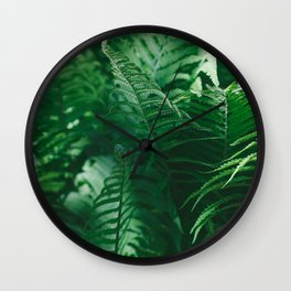 Fern Photography Wall Clocks Society6