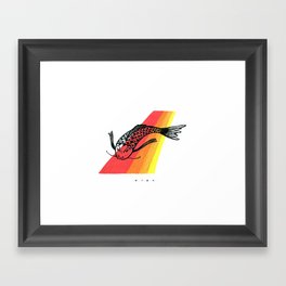 Playing in the Rays Framed Art Print