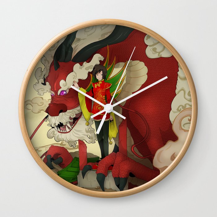 dragon keeper Wall Clock