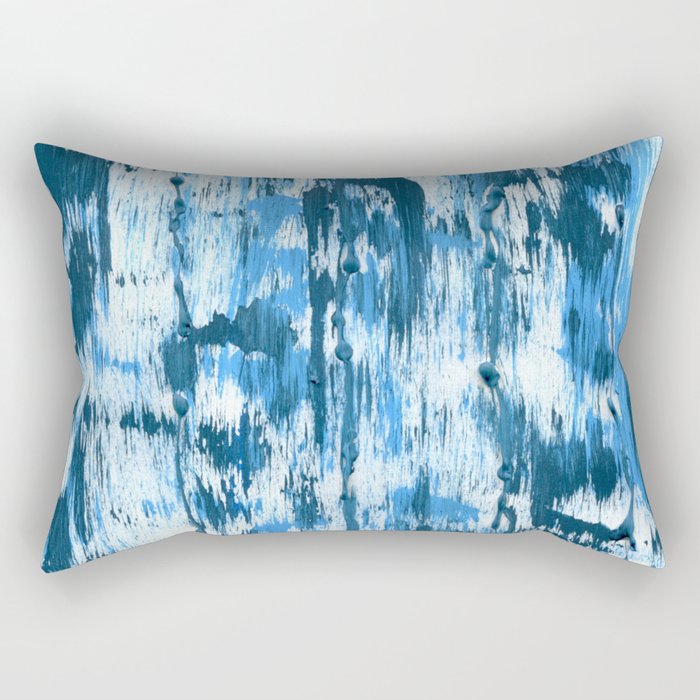 Winter Blues Rectangular Pillow by Star Ma | Society6