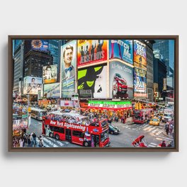 Times Square II Special Edition III Framed Canvas