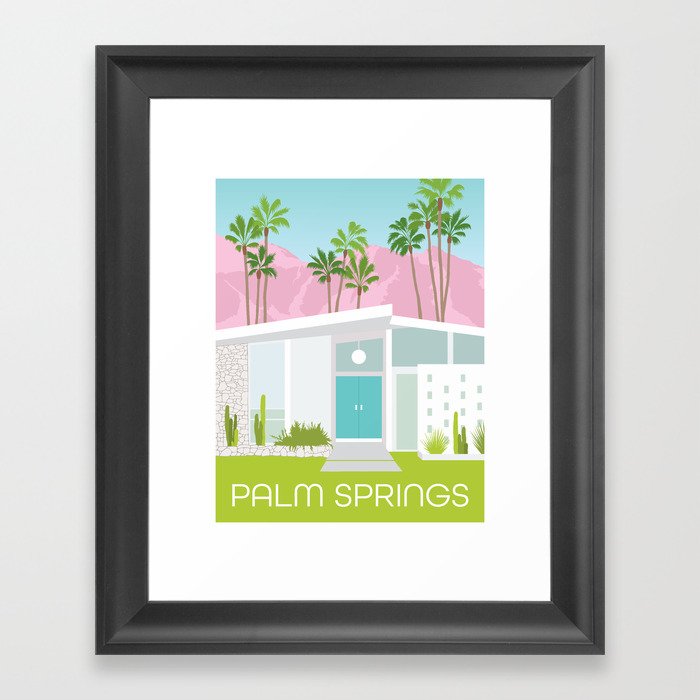 Palm Springs California Framed Art Print