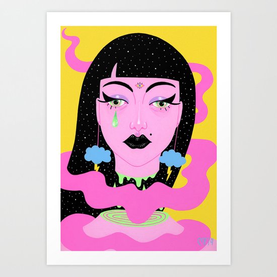 Weather Goddess Art Print