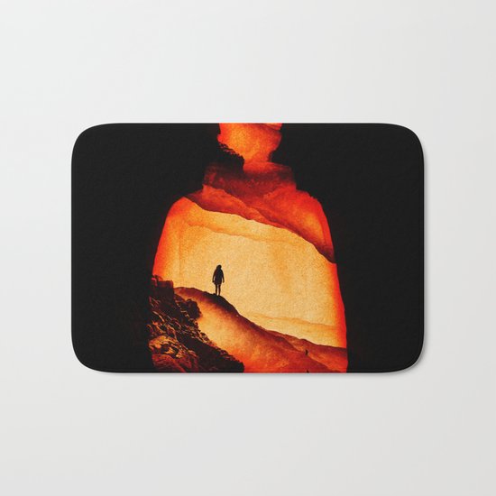 Love Aloneness Bath Mat