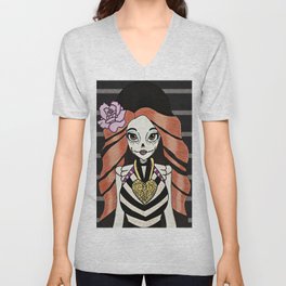 Skelita - Monster High V Neck T Shirt