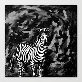 zebra Canvas Print