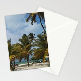 Beautiful Beach at Pigeon Point, Trinidad and Tobago Stationery Cards