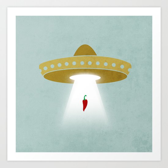 UFsombrerO Art Print