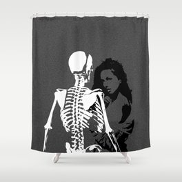 Love You to Death Shower Curtain