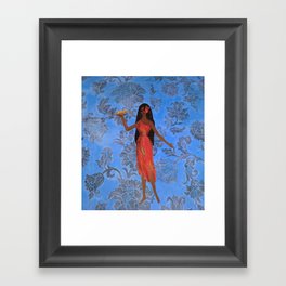 Summertime vibes- Bluette moments Framed Art Print